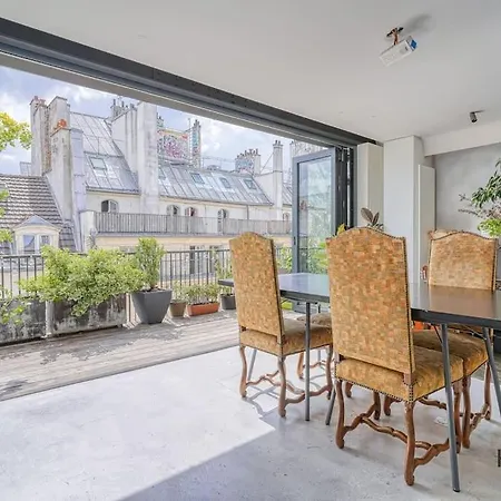 Magnifique Duplex Moderne Et Lumineux Avec Balcon - H225 Parigi